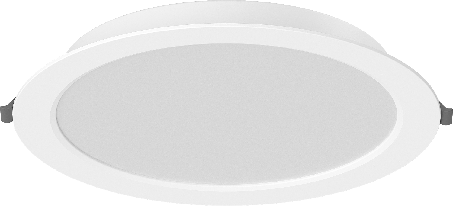 Mexen LDRR LED-Downlight-Deckeneinbauleuchte, Ø 22 cm, 18W, Kaltweiß - 6500K, 1980 lm, weiß - L210-022-1865-20